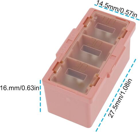 2PCS Fusible Link 50a 30a 30a Car Car Fuse 24370C991B 9098208299 for Car Truck SUV Boat Red 27.5x16x14.5mm in Saudi Arabia