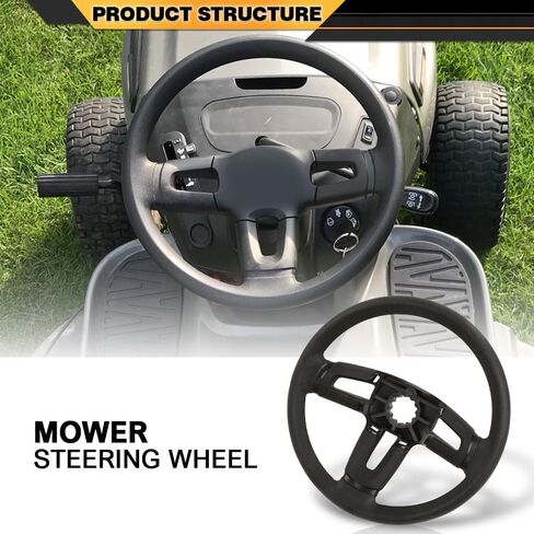Steering Wheel Compatible with Husqvarna Craftsman 532424543 414803X428 Mower Steering Wheel in Saudi Arabia