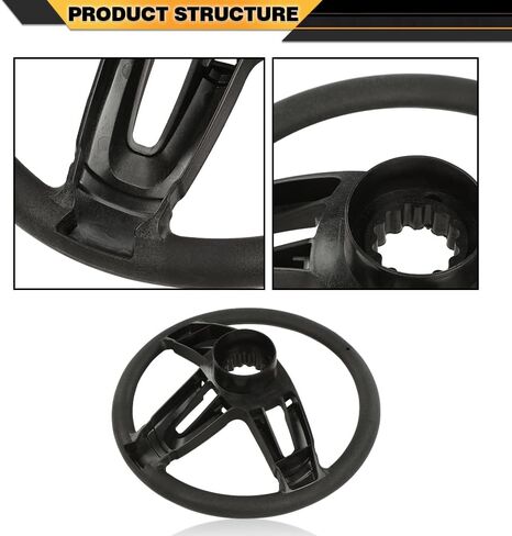 Steering Wheel Compatible with Husqvarna Craftsman 532424543 414803X428 Mower Steering Wheel in Saudi Arabia