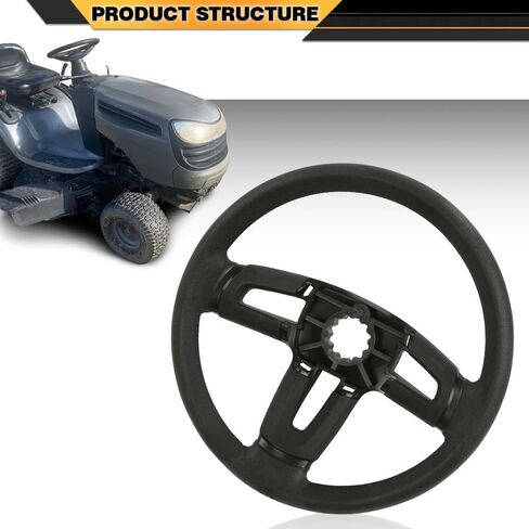 Steering Wheel Compatible with Husqvarna Craftsman 532424543 414803X428 Mower Steering Wheel in Saudi Arabia