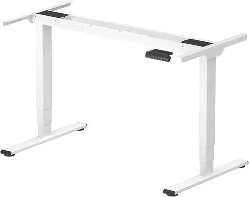 SANODESK محرك مزدوج 3 مراحل كهربائي قابل للتعديل إطار مكتب قائم عالي التحمل 275 رطل للمكتب المنزلي (الإطار الأسود فقط) in Kuwait