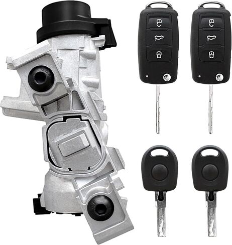 1K0905851B BOWSITION SWITCH SWITCH CALINDER مع ملاءمة مفتاح ذكي 2006-2018 VW Jetta ، لعام 2004-2011 Golf ، لعام 2007-2011 EOS ، لـ 2006-2009 Rabbit استبدل 1K0905841 1K0905865 Ignition Starter Switch in Saudi Arabia