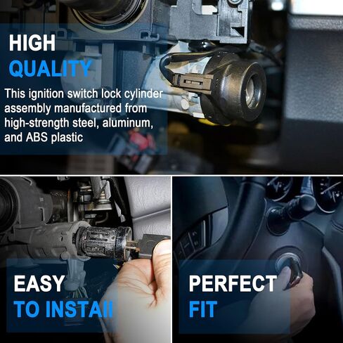 1K0905851B BOWSITION SWITCH SWITCH CALINDER مع ملاءمة مفتاح ذكي 2006-2018 VW Jetta ، لعام 2004-2011 Golf ، لعام 2007-2011 EOS ، لـ 2006-2009 Rabbit استبدل 1K0905841 1K0905865 Ignition Starter Switch in Saudi Arabia