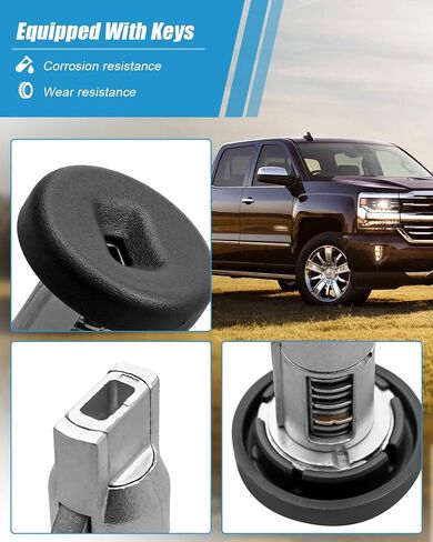 مفتاح اسطوانة قفل الإشعال ملائمة لشيفروليه إكسبريس 2500 3500 سيلفرادو 1500 2500 3500 GMC Savana 2500 3500 Sierra 1500 2500 3500 Yukon ، استبدل 84668679 22855177 23476975 ، بالمفاتيح in Saudi Arabia