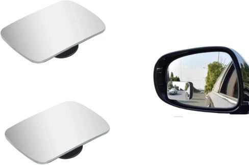2 Pack Heart Shaped Blind Spot Mirrors for Cars - Cute Universal Stick-On Convex Mirror Accessories for Women, Enhanced Safety for Cars, SUVs，Motorcycle & Trucks (Heart shape) in Kuwait