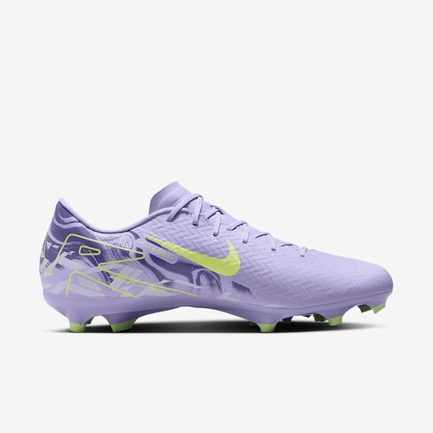 Nike United Mercurial Vapor 16 Academy MG Low-Top Soccer Cleats (HF1604-500, Purple Agate/Barely Volt) in Saudi Arabia