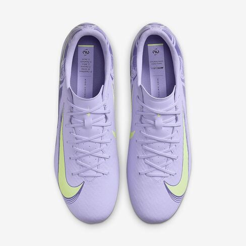 Nike United Mercurial Vapor 16 Academy MG Low-Top Soccer Cleats (HF1604-500, Purple Agate/Barely Volt) in Saudi Arabia