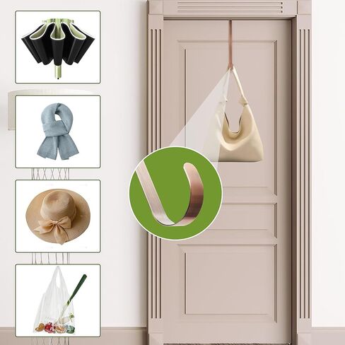 شماعات نيروهي إكليث للباب الأمامي ، خطاف شماعات الزهور 12 بوصة لديكور الشرفة الأمامي ، المعادن فوق شماعات السنانير للباب لزخارف عيد الميلاد في الهواء الطلق ، ديكور المنزل الداخلي ، البرونز in Kuwait