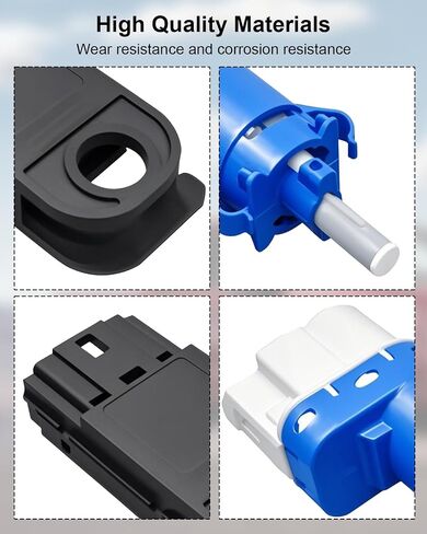 Ulzozn 2Pin Brake Light Switch Kit ＆ 4 ذكور نوع الشفرة الطرفية ملائمة لفورد F-150 2004-2008 Expedition Lincoln Navigato Mark LT 2006-2008 استبدال 4L3Z-13480-AA 3M5Z-9F924-AC in Saudi Arabia
