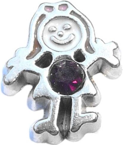 Silvertone Girl Birthstone فبراير in Saudi Arabia