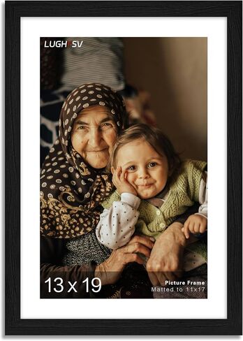 28x40 Picture Frame for Wall, Vertical or Horizontal Wall Hanging Large Poster Frame for Photo and Posters, Poster Frame 24x36 with Mat 28x40 Without Mat in Saudi Arabia