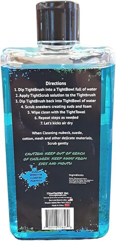 (Big 10 Oz Bottle) Tight Scrub Sneaker Cleaner Pro Edition for All Sneakers and Shoes in Saudi Arabia