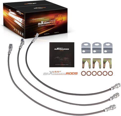 maXpeedingrods 4-6" Lift Extended Brake Lines for Jeep Wrangler TJ Cherokee XJ Front and Rear Stainless Steel in Saudi Arabia