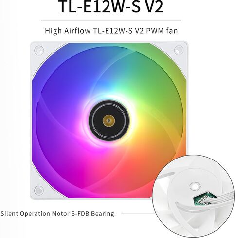 مبرد سائل Frozen Prism360 Black ARGB CPU، مضخة فعالة للتحكم في PWM 3300 دورة في الدقيقة، 3 × TL-E12 سلسلة PWM مروحة، أجزاء كمبيوتر تبريد المياه، لـ AMD AM4/AM5، Intel 1150/1156/1200/1700/20XX in Kuwait