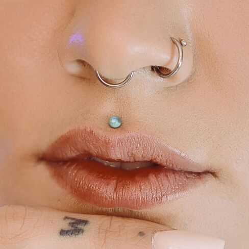 Single Flare Glass Stretching kits 1PC C-shape septum rings+1Pair Glass Gauges Taper Expander with Rubber O-Rings,1.6-8mm(14G-0G) Full Size Ear Tunnels Plugs,Cylindrical Body Piercing in Saudi Arabia