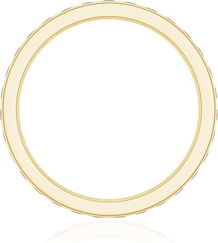 مختبر معتمد نمت Ruby Full Etherity Ring للنساء ، جودة AAAA ، حلقة Ruby القابلة للتكديس - مع مربع المجوهرات in Kuwait