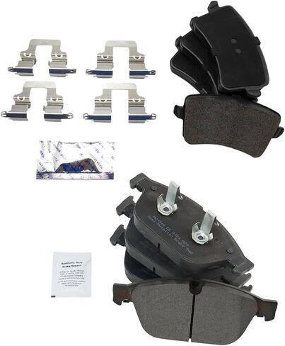 TRQ Brake Pads Semi-Metallic Compatible with 2014-2017 Audi SQ5 in Saudi Arabia