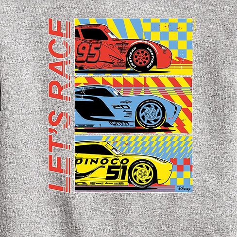 Disney - Cars - Lets Race - Toddler & Youth Crewneck Fleece Sweatshirt in Saudi Arabia