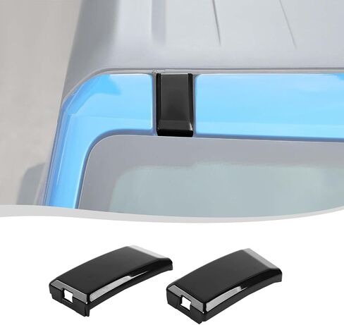 Voodonala for Ford Bronco 2021-2024 Roof Screw Molding Cover Replacement Cover Compatible with Bronco 2&4 Doors(Black,2Pcs,ABS) in Saudi Arabia