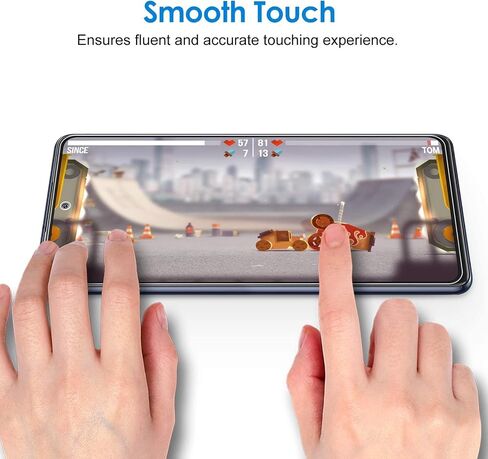 واقي شاشة JETech لهاتف Samsung Galaxy S22 5G مقاس 6.1 بوصة، طبقة من الزجاج المقوى مع أداة تثبيت سهلة، متوافق مع معرف بصمة الإصبع، شفاف عالي الدقة، 3 عبوات in Saudi Arabia