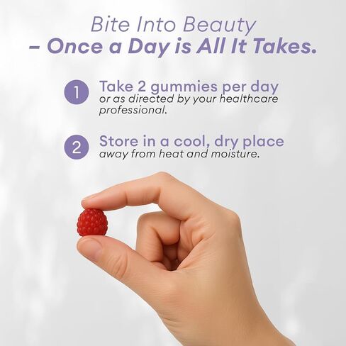 Hair Skin and Nails Vitamins for Women – Extra Strength 6000mcg Biotin Hair Gummies with Marine Collagen, Vitamin E, A, C & PABA for Hair Growth, Healthy Skin & Nails – Made in US, Passion Fruit, 60ct in Saudi Arabia