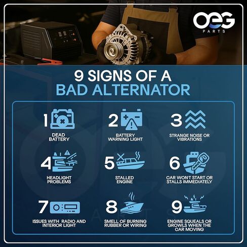 OEG Parts New ANTERNATOR NEW متوافق مع Mariner Mercury Marine Outboard 200CXL ، 200CXXL ، 200L ، 200XL ، 200XXL ، 225CXL ، 225CXXL ، 225L ، 225XL ، 225XXL ، 828506 ، 101211-3380 ، 20850 ، ARC20850 in Saudi Arabia