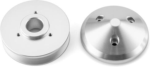WeiSen Alternator ＆ Crankshaft ＆ Water Pump V-Belt Pulley Kit Compatible with Chevy SB SBC Small Block Engines 283 302 305 327 350 400 Long Water Pump in Saudi Arabia
