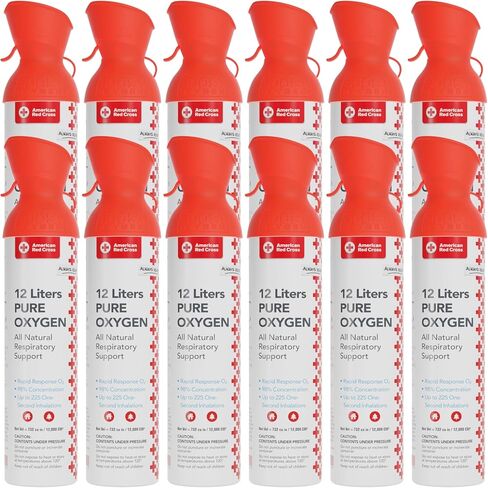 American Red Cross + Boost Oxygen | Extra Large 12L Canister (2 Pack) in Kuwait