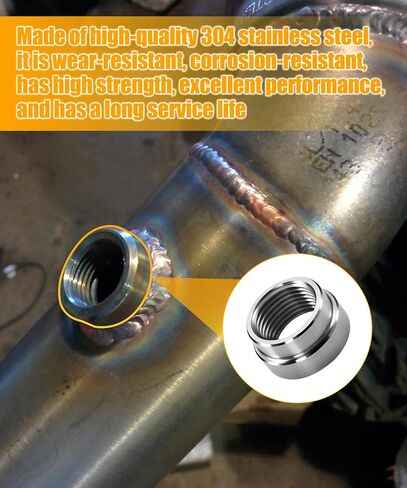 20 Pcs M18x1.5 Oxygen Sensor Weld Bung Stepped Style,304 Stainless Steel Welding Adapters in Saudi Arabia
