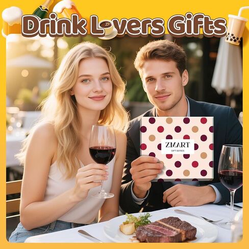 Zmart Wine Gifts for Women Men, Funny Wine Lover Gifts, Drinking Lover Gifts for Mom Dad, Wine Gifts Stocking Stuffers for Her in Saudi Arabia