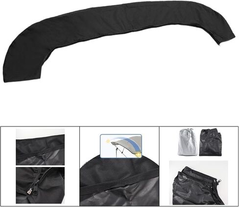 Bimini Top Boot Cover Outdoor 600D Boat Cover Dustproof Protection Bimini Storage Boot Organiser Heavy Duty Bimini Top Cover, 4BOW 91 to 103W in Saudi Arabia