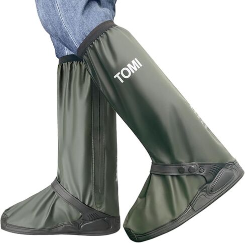 أغطية حذاء المطر Tomi PowerSports (أسود ، كبير) in Kuwait