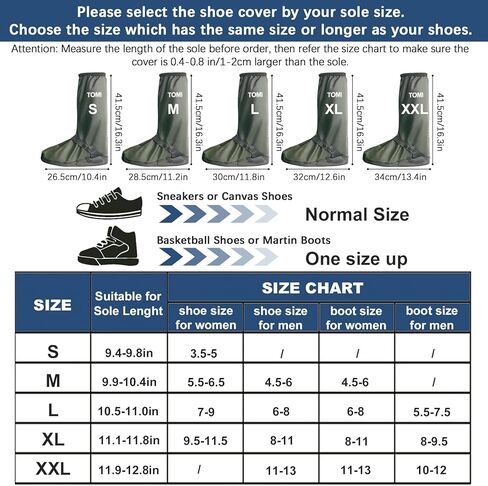 أغطية حذاء المطر Tomi PowerSports (أسود ، كبير) in Kuwait