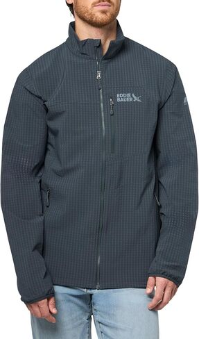 Eddie Bauer Men's Tall Sandstone Grid Jacket in Saudi Arabia