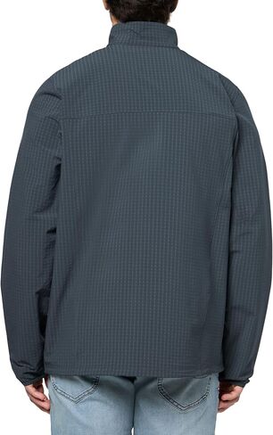Eddie Bauer Men's Tall Sandstone Grid Jacket in Saudi Arabia