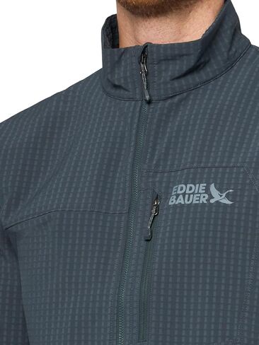 Eddie Bauer Men's Tall Sandstone Grid Jacket in Saudi Arabia