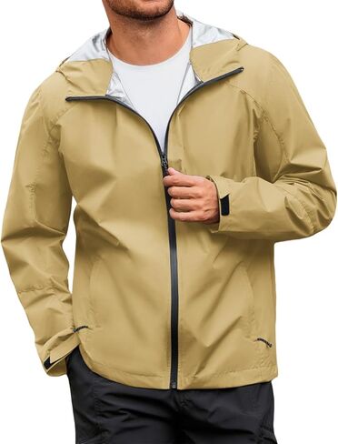 yousify mens mens shell shell سترة كاملة zip zip مقنع مقنعين rainbreaker خفيفة الوزن لركوب الدراجات الجولف في الهواء الطلق في الهواء الطلق in Kuwait
