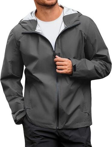 yousify mens mens shell shell سترة كاملة zip zip مقنع مقنعين rainbreaker خفيفة الوزن لركوب الدراجات الجولف في الهواء الطلق في الهواء الطلق in Kuwait