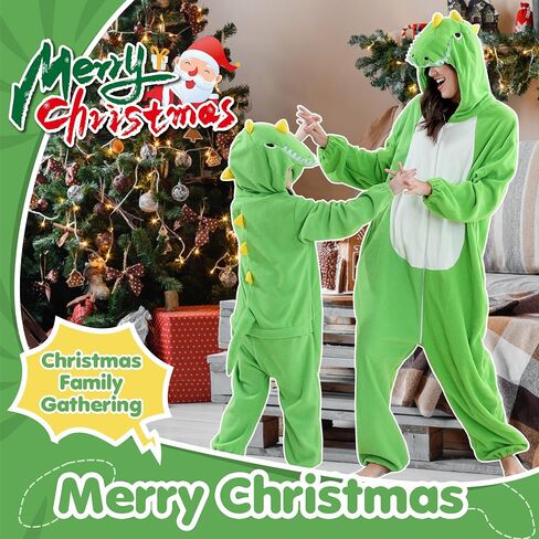 MICHLEY Unisex Halloween Animal Cosplay Costume, Zipper Hooded One Piece Pajamas for Men and Women in Saudi Arabia