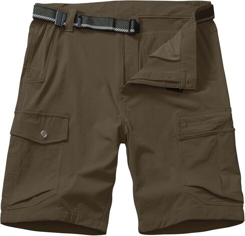 Jessie Kidden Mens Stretch Casual Lightweight Water Resistant Quick Dry Cargo Fishing Hiking Shorts in Saudi Arabia