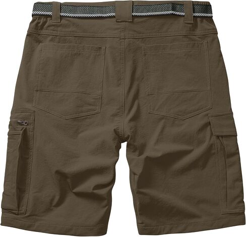 Jessie Kidden Mens Stretch Casual Lightweight Water Resistant Quick Dry Cargo Fishing Hiking Shorts in Saudi Arabia
