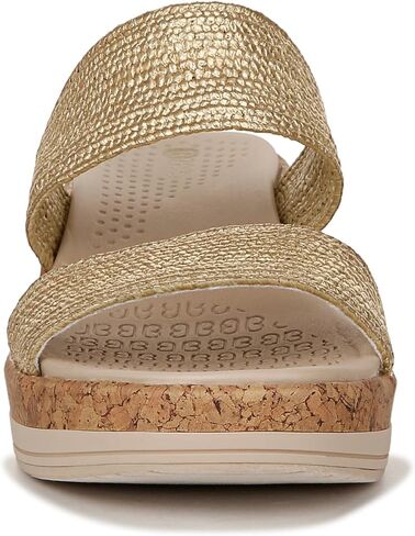 BZees Womens Resort Cork Strappy Wedge Sandal, Pink, 7 US in Saudi Arabia