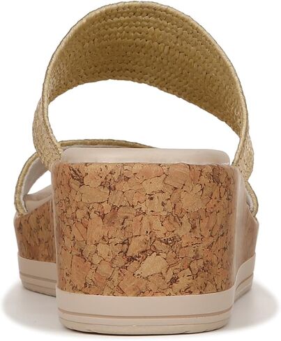 BZees Womens Resort Cork Strappy Wedge Sandal, Pink, 7 US in Saudi Arabia