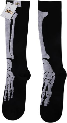 Compression Socks for Women & Men 20-30mmgh Knee High Socks for Running Nurse Travel 4-Pairs Animal Print in Saudi Arabia