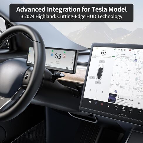 8.8 "شاشة رأس رفيعة للغاية لـ Tesla 2024 Highland Model 3 مع الكاميرا الأمامية ، والاسلكية/السلكية carplay و Android Auto ، تحذير أعمى بقعة ، لا كتلة تنفيس AC ، طيار تلقائي ، تحديث OTA in Kuwait