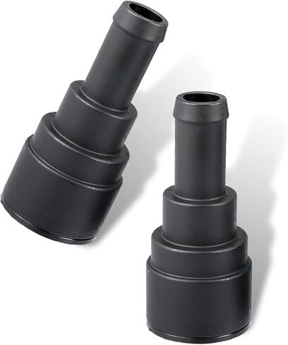 2 PCS Car Heater Coolant Hose Connector, High Temperature Leak-proof Sealing Joints, Replacement 800-409 15032062 15151873 15151875, Compatible with Buick GMC Chevrolet Ford Lincoln (Black) in Kuwait