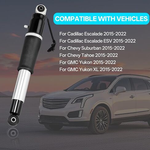 841766675 2 PCS صدمات الهواء الخلفية الدعامات استبدال امتصاص كاديلاك Escalade GMC Yukon Chevy Suburban Tahoe 2015-2022 ، 23151122 23267007 23290661 in Saudi Arabia
