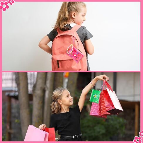 2 PCS COIN PRES CREDER CARD CARD CARD CUNT SMITLY MINI SHIPPER WALLET for Women Girls Change يحافظ in Kuwait