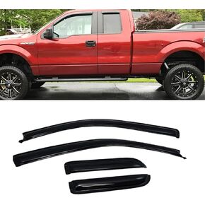 Wensdy 4pcs Side Window Wind Deflectors,Outside Mount shade sun rain guards,Dark Smoke Visors for 2002-2010 Ford Explorer & Mercury Mountaineer, 2003-2005 Lincoln Aviator 94819 in Saudi Arabia