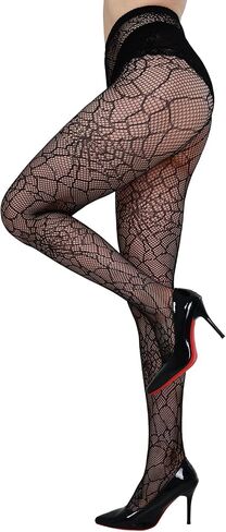 Patterned Fishnet Tights Pantyhose with Pattern Designs Fishnet Stockings for Women in Saudi Arabia